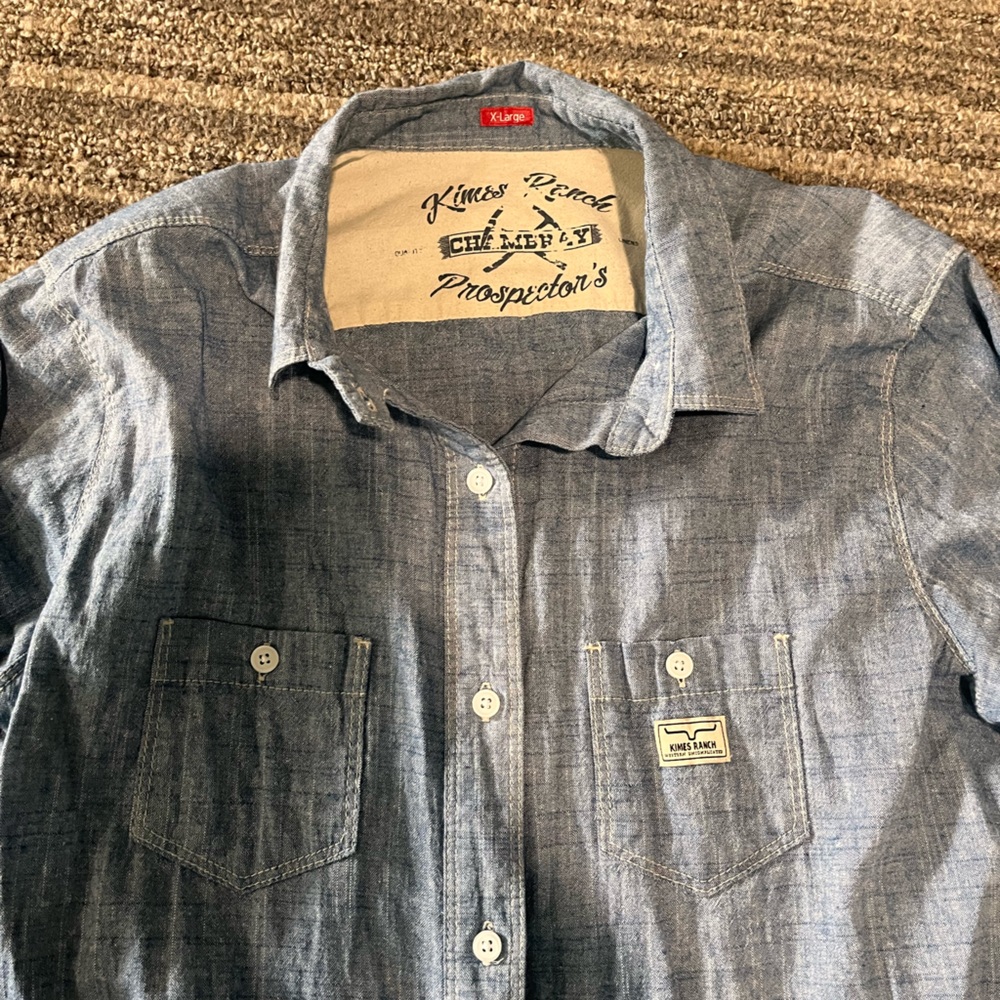 Kimes Ranch Prospector Western Button Down - Size XL